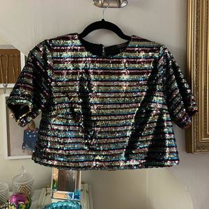 Forever 21 multi-colored sequined SET